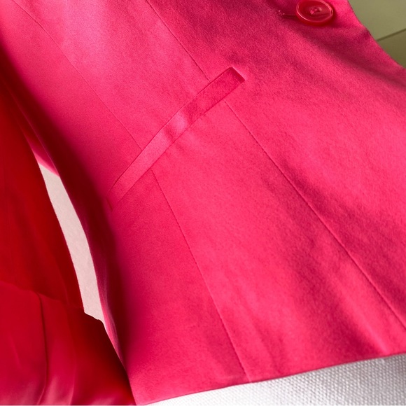 Halogen XS pink button mid length v blazer - Picture 11 of 15